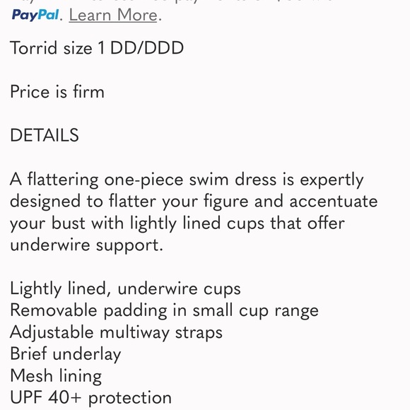 TORRID BLACK & RAINBOW STAR TWIST FRONT SWIMSUIT - Picture 3 of 3